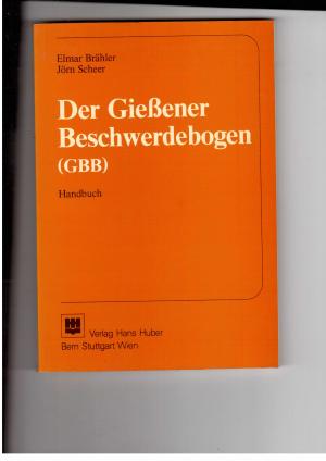 Bild des Verkufers fr Der Gieener Beschwerdebogen- Handbuch zum Verkauf von manufactura