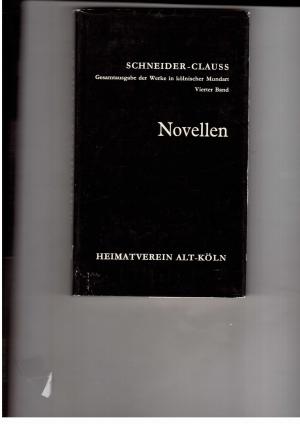 Seller image for Novellen-Gesamtausgabe der Werke klnischer Mundart Band 4 for sale by manufactura