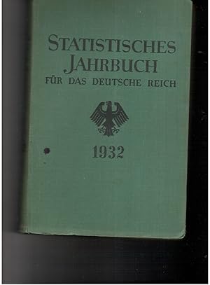 Bild des Verkufers fr Statistisches Jahrbuch fr das Deutsche Reich 1932 zum Verkauf von manufactura