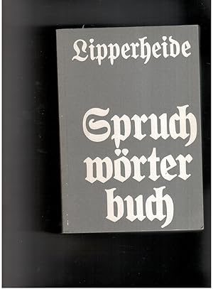 Imagen del vendedor de Spruchwrterbuch Sammlung a la venta por manufactura
