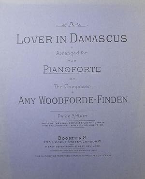 Seller image for A Lover in Damascus, Arranged for the Pianoforte by the Composer for sale by Austin Sherlaw-Johnson, Secondhand Music
