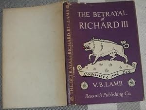 Immagine del venditore per Betrayal of Richard III venduto da eclecticbooks