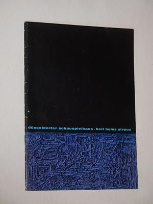 Immagine del venditore per Monatsheft des Dsseldorfer Schauspielhauses IX, 1962/63 (Mai 1963). Programmheft DIE JUNGFRAU VON ORLEANS von Schiller. Regie: Karl Heinz Stroux, Ausstattung: Pit Fischer. Mit Nicole Heesters (Johanna), Wolfgang Arps, Klaramaria Skala, Elvira Hofer, Waldemar Schtz, Gnter Knig, Wolfgang Grnebaum, Walter Kohls, Peter Esser venduto da Fast alles Theater! Antiquariat fr die darstellenden Knste