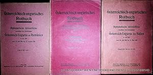 Österreichisch-ungarisches Rotbuch. 3 PUBLIKATIONEN: 1) Diplomatische Aktenstücke zur Vorgeschich...