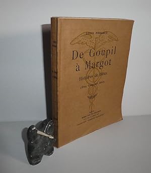 Image du vendeur pour De Goupil  Margot. Histoires de btes. Collection Liberts Franaises. Paris. Mercure de France. 1938. mis en vente par Mesnard - Comptoir du Livre Ancien