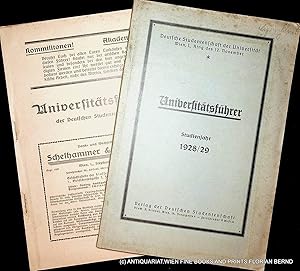 Universitätsführer Studienjahr 1927/28 UND 1928 /29 hrsg. von der Deutschen Studentenschaft der U...