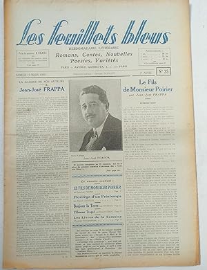 Seller image for LES FEUILLETS BLEUS (Tête de collection)-N°25- 15 mars 1930 for sale by Librairie l'Aspidistra