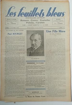 LES FEUILLETS BLEUS (Tête de collection)-N°3-12 octobre 1929