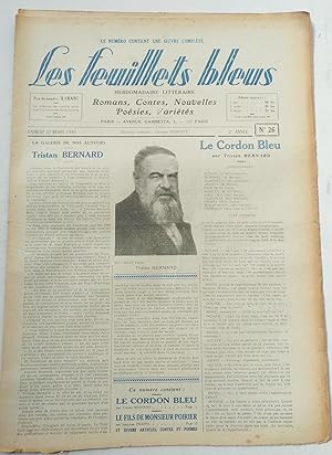 Seller image for LES FEUILLETS BLEUS (Tête de collection)-N°26- 22 mars 1930 for sale by Librairie l'Aspidistra