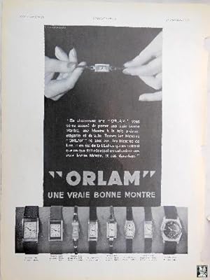 Antigua Hoja Publicidad - Old Advertising Papier: ORLAM