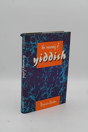 Bild des Verkufers fr The Meaning of Yiddish. zum Verkauf von ATGBooks