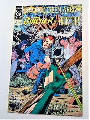 Image du vendeur pour The Brave and the Bold presents Green Arrow, no 1, December 1991 and no 2, January 1992; The Butcher and the question mis en vente par Livresse