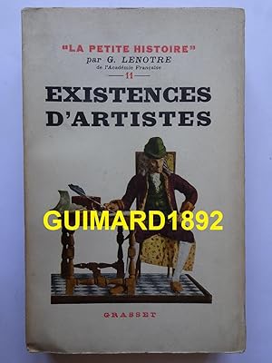 Bild des Verkufers fr Existences d'artistes de Molire  Victor Hugo zum Verkauf von Librairie Michel Giraud