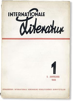 Internationale Literatur 5. Jahrgang, no. 1, 1935