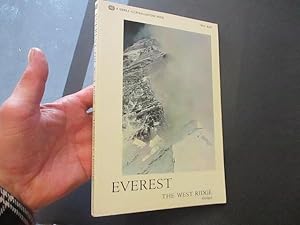 Image du vendeur pour Everest The West Ridge mis en vente par Dean's Books