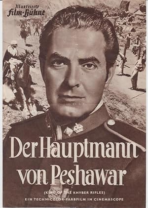 Immagine del venditore per Programmheft zu : Der Hauptmann von Peshawar ( King of the Khyber rifles ). - Illustrierte Film - Bhne, Nr. 2306. - Regie: Henry King. - Darsteller: Tyrone Power, Terry Moore, Michael Rennie, Argentina Brunetti u. a. - venduto da Antiquariat Carl Wegner