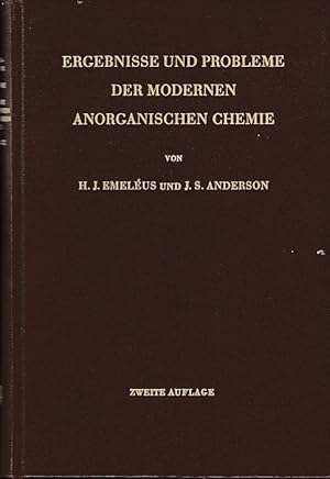 Ergebnisse und Probleme der modernen anorganischen Chemie.