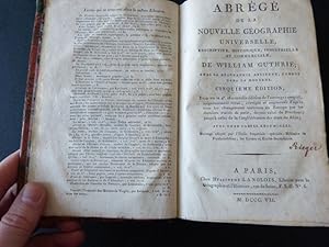 Image du vendeur pour Abrge de la nouvelle geographie universelle, descriptive, historique, industrielle et commerciale. Cinquime dition. mis en vente par Antiquariat Bookfarm