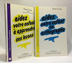 Aidez votre enfant en orthographe + Aidez votre enfant à apprendre ses leçons --- 2 livres