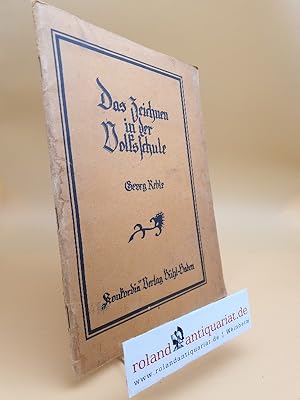 Seller image for Das Zeichnen in der Volksschule : Eine Stoffsammlg in Bildern mit Erluterungen for sale by Roland Antiquariat UG haftungsbeschrnkt