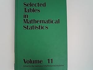 Bild des Verkufers fr Selected tables in mathematical statistics, Volume 11. zum Verkauf von Antiquariat Bookfarm