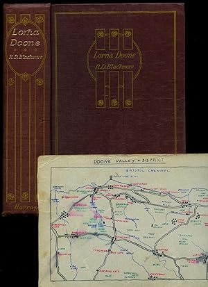 Seller image for Lorna Doone | A Romance of Exmoor + Doone Valley and District Map for sale by Little Stour Books PBFA Member