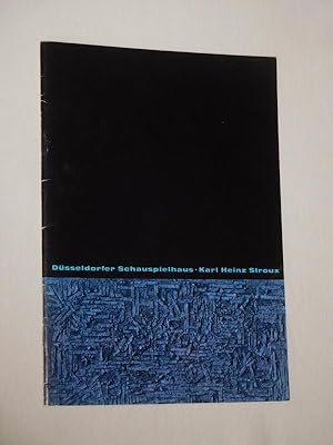 Bild des Verkufers fr Monatsheft des Dsseldorfer Schauspielhauses V, 1963/64 (Januar 1964). Programmheft DER GEIZIGE von Moliere. Insz./Ausstattung: Jean-Pierre Ponnelle. Mit Otto Rouvel (Harpagnon), Birgid Fllenbach, Gaby Dohm, Tom Witkowski, Wolfgang Reinbacher, Alfons Hckmann, Hansjakob Grblingshoff, Tatjana Iwanow, Joachim Schneider, Evelyn Balser zum Verkauf von Fast alles Theater! Antiquariat fr die darstellenden Knste