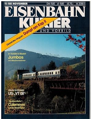 Image du vendeur pour Eisenbahn Kurier. 11/88. Modell und Vorbild. Nr. 194. mis en vente par Dobben-Antiquariat Dr. Volker Wendt