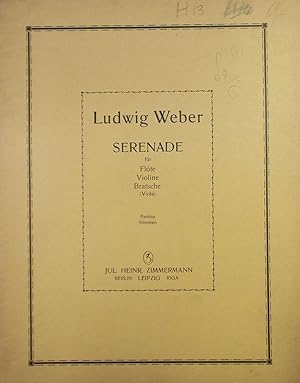 Serenade, fur Flote, Violine, Bratsche, Set of Parts