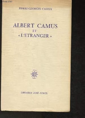 Image du vendeur pour Albert Camus et "L'tranger" mis en vente par Le-Livre