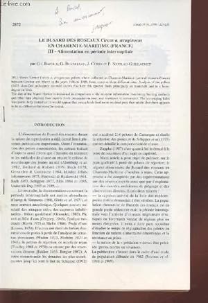 Bild des Verkufers fr Tir  part : Alauda Vol.58 n4 : Le busard des roseaux Circus a. oeruginosus en Charente-Maritime (France) III. Alimentation en priode internuptiale. zum Verkauf von Le-Livre