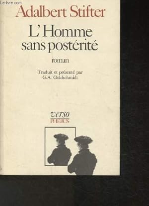 Seller image for L'Homme sans postrit (Collection "Verso") for sale by Le-Livre