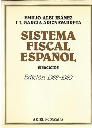 Seller image for Sistema fiscal espaol II. Ejercicios Edicin 1988-1989 for sale by TU LIBRO DE OCASION