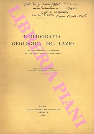 Bibliografia geologica del Lazio.