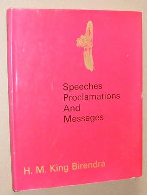 Speeches, Proclamations and Messages (up to January 1975)