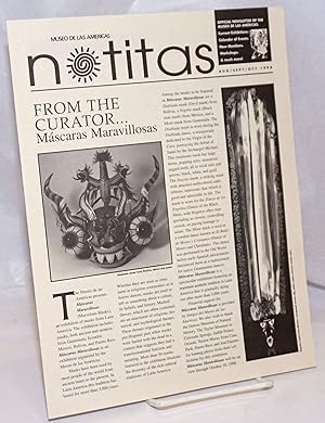 Imagen del vendedor de Museo de Las Americas Notitas: Aug/Sept/Oct 1998 a la venta por Bolerium Books Inc.