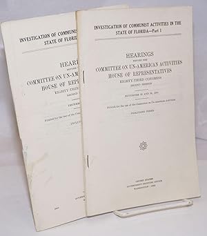 Investigation of Communist activities in the State of Florida: Hearings before the Committee on U...