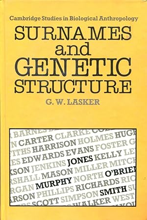 Seller image for Surnames and Genetic Structure (Cambridge Studies in Biological Anthropology) for sale by Gadzooks! Books!
