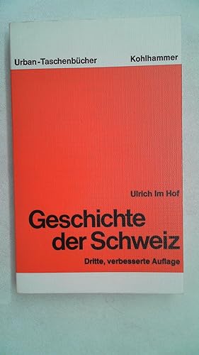 Bild des Verkufers fr Geschichte der Schweiz. Urban-Taschenbcher ; Bd. 188, zum Verkauf von Antiquariat Maiwald