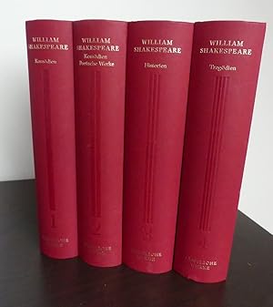 William Shakespeare. Sämtliche Werke I - IV. 1. Komödien 2. Komödien. Poetische Werke 3. Historie...