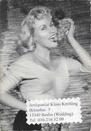 Bild des Verkufers fr Bibi Johns - Schwedische Schlagersngerin und Schauspielerin ( 1929 - ) zum Verkauf von Klaus Kreitling