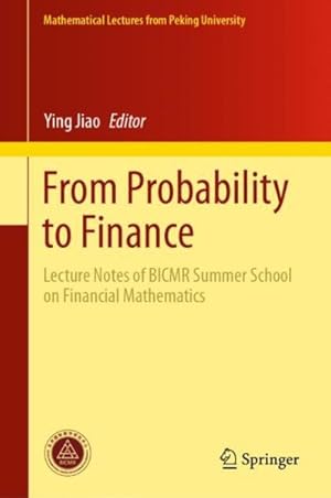 Imagen del vendedor de From Probability to Finance : Lecture Notes of BICMR Summer School on Financial Mathematics a la venta por GreatBookPrices