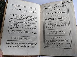 Observations upon the United Provinces of the Netherlands