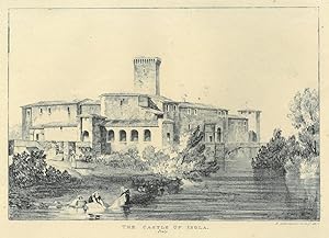 LAGO TRASIMENO. - Isola Maggiore. "The Castle of Isola". Blick auf das Kloster San Francensco (he...