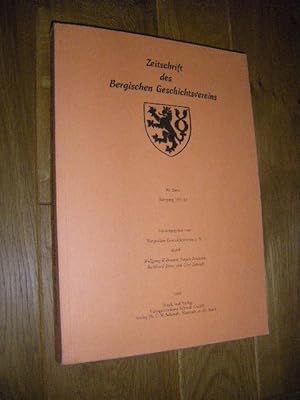 Imagen del vendedor de Zeitschrift des Bergischen Geschichtsvereins. Band 95: Jahrgang 1991/92 a la venta por Versandantiquariat Rainer Kocherscheidt