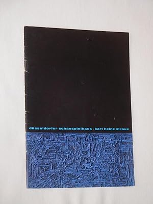 Seller image for Monatsheft des Dsseldorfer Schauspielhauses II, 1963/64 (September 1963). Programmheft DER KAISER VON AMERIKA von Shaw. Insz.: Werner Kraut, Ausstattung: Pit Fischer. Mit Karl Maria Schley, Ingeborg Weirich, Ingrid Ernest, Barbara Waldbach, Waldemar Schtz, Siegfried Siegert, Arthur Mentz, Adalbert Gausche, Maria Alex, Tatjana Iwanow, Heiner Kollhoff for sale by Fast alles Theater! Antiquariat fr die darstellenden Knste