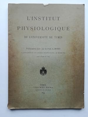 Bild des Verkufers fr L'Institut physiologique de l'Universite' de Turin zum Verkauf von Coenobium Libreria antiquaria