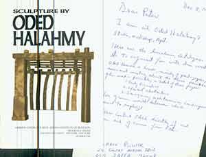 Image du vendeur pour Sculpture by Oded Halahmy. (Catalogue of an exhibition held at Hebrew Union College (New York), Summer 1980.) (Presentation copy: Two page, signed handwritten letter on Oded Halahmy letterhead addressed to Peter Selz laid in). mis en vente par Wittenborn Art Books