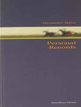 Alexander Hahn: Personal Records.