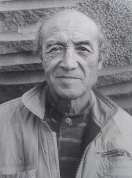 Original Silver Print, Portrait of Isamu Noguchi. Signed by photographer Chris Felver.